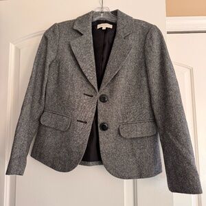 Talbots Gray Wool Blazer